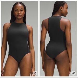 Lululemon Wundermost Nulu High Neck Sleeveless Bodysuit Color Black Size S NWT
